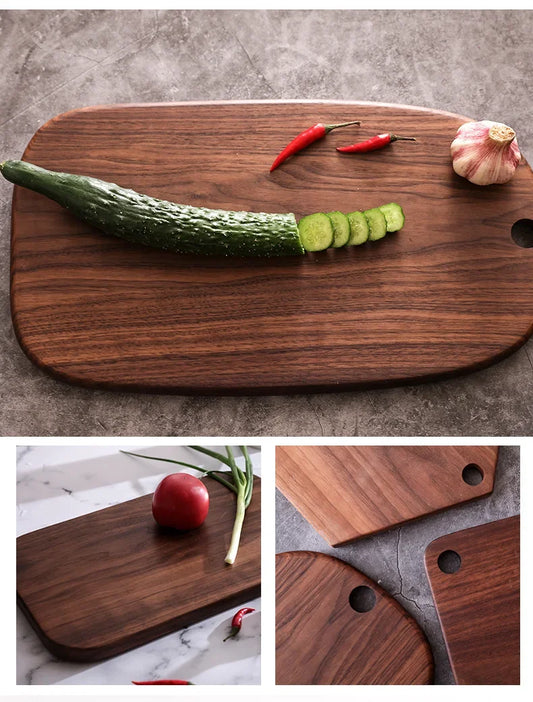 Rich Walnut Solid Chopping Board