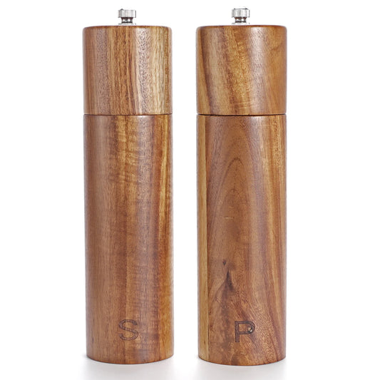 Acacia Wood Salt & Pepper Grinders